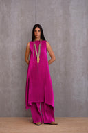 Pleated Kurta Set