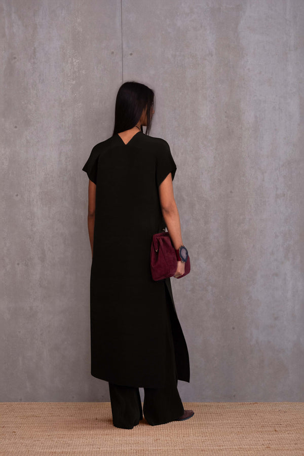Pleated Kurta Set