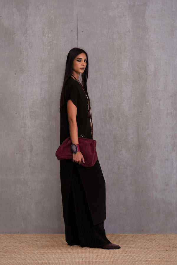 Pleated Kurta Set