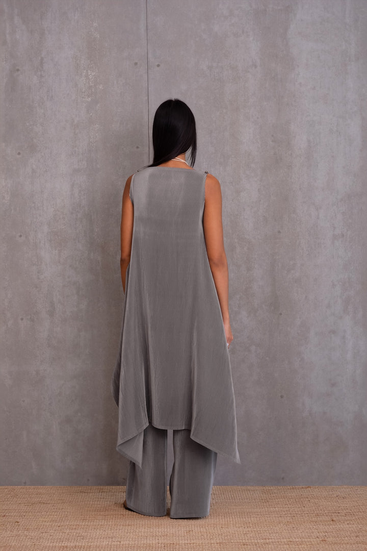 Pleated Tunic Set