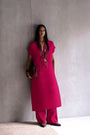Pleated Kurta Set