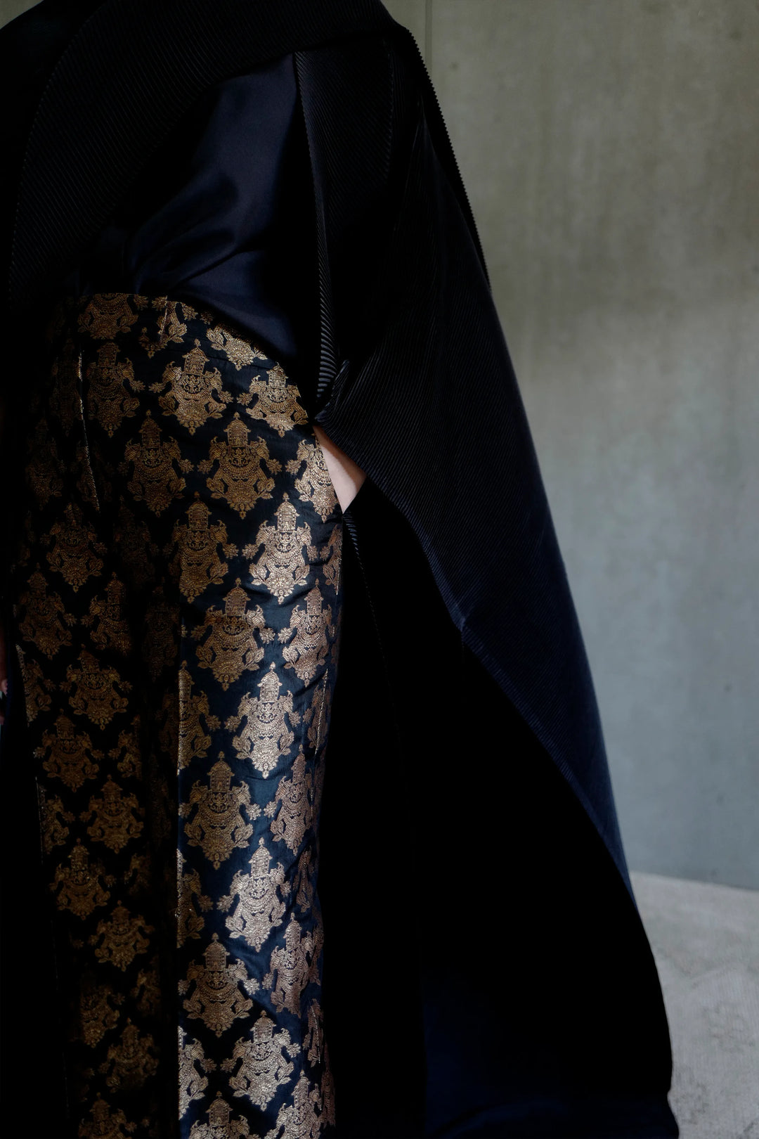 Silk Brocade Trouser