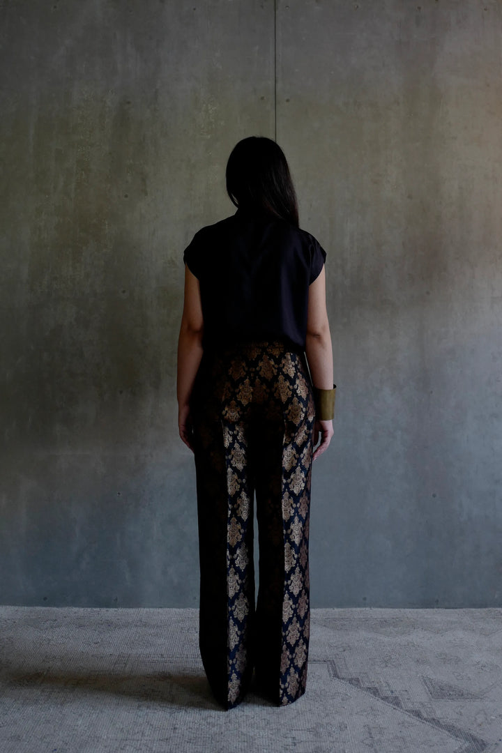 Silk Brocade Trouser