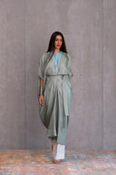 Silk Belted Dress