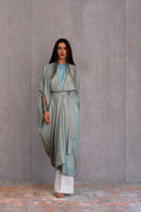 Silk Belted Dress