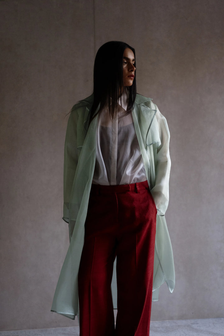 Silk Organza Trench