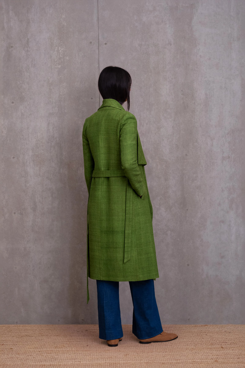 Silk Longline Jacket