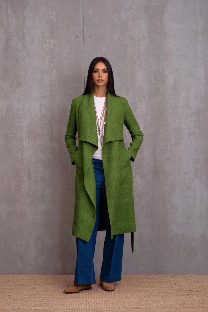Silk Longline Jacket