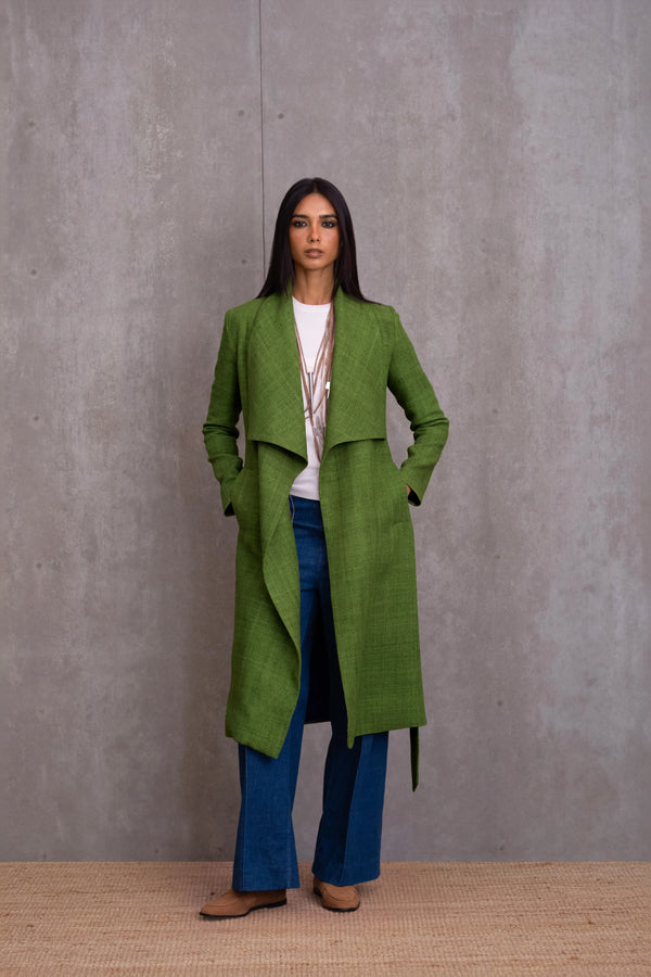 Silk Longline Jacket