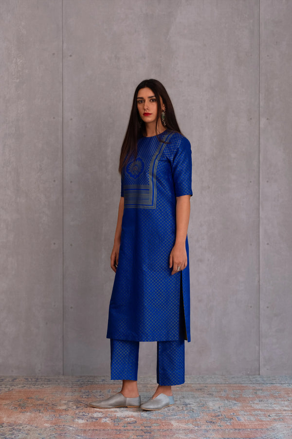 Silk Brocade Kurta