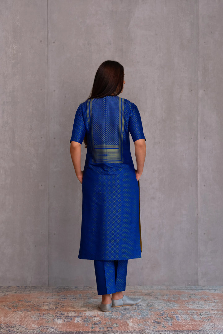Silk Brocade Kurta