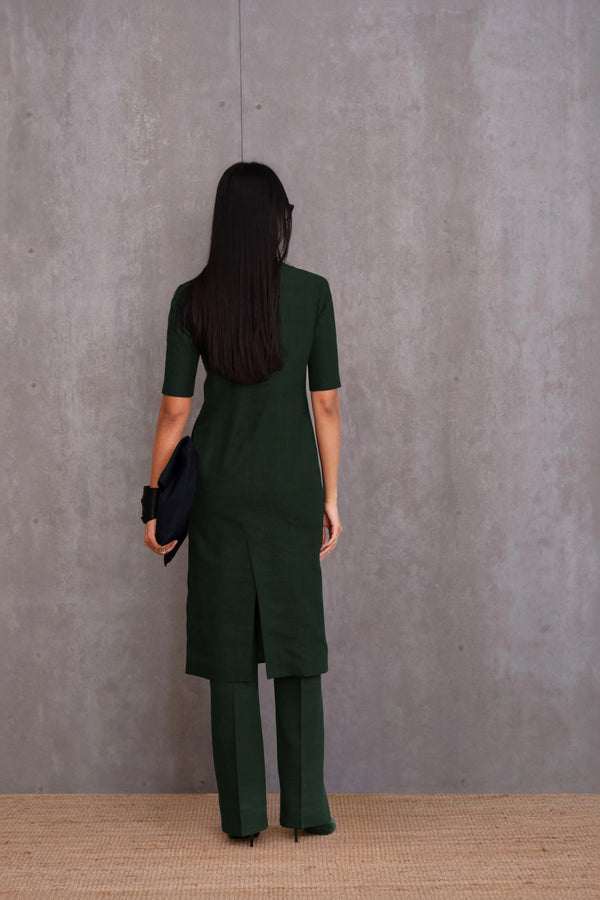 HANDWOVEN SILK TROUSER