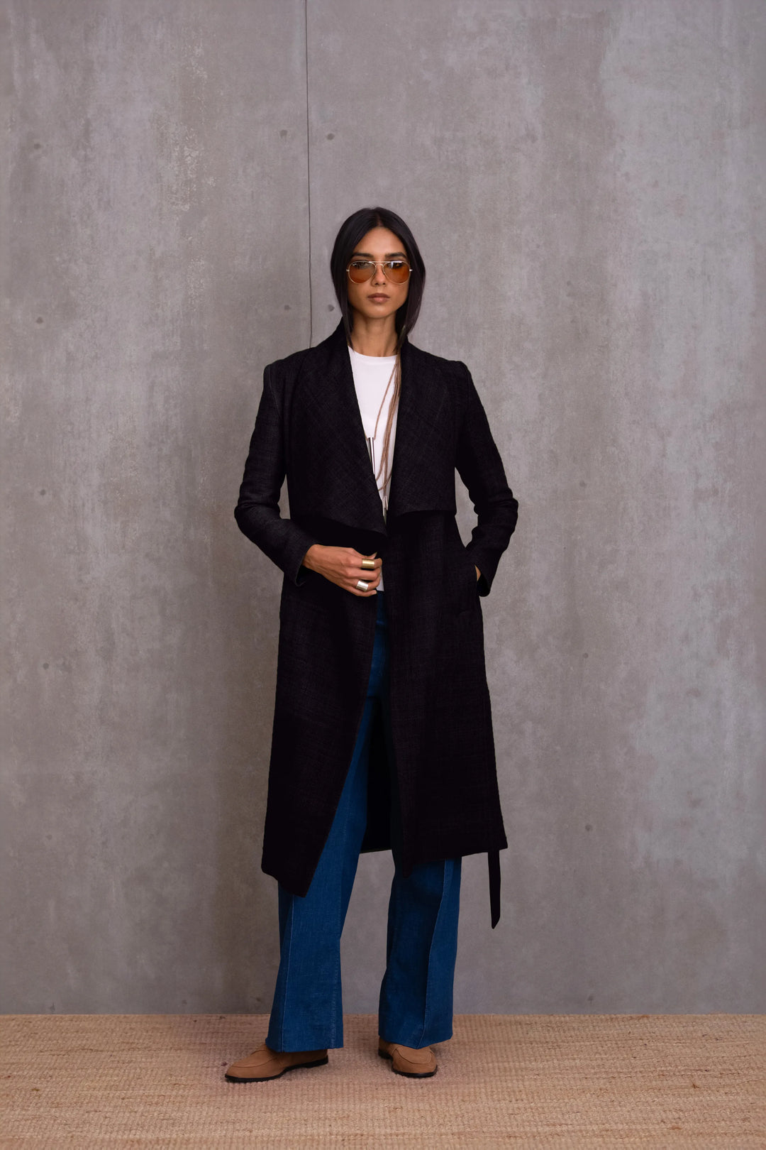 Silk Longline Jacket