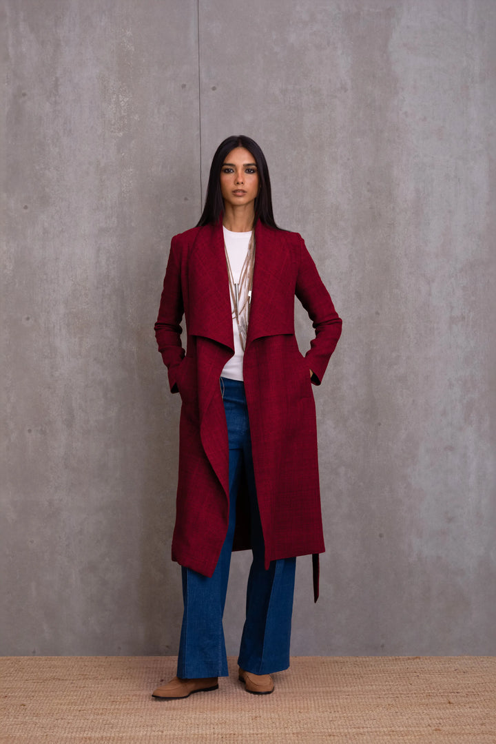 Silk Longline Jacket