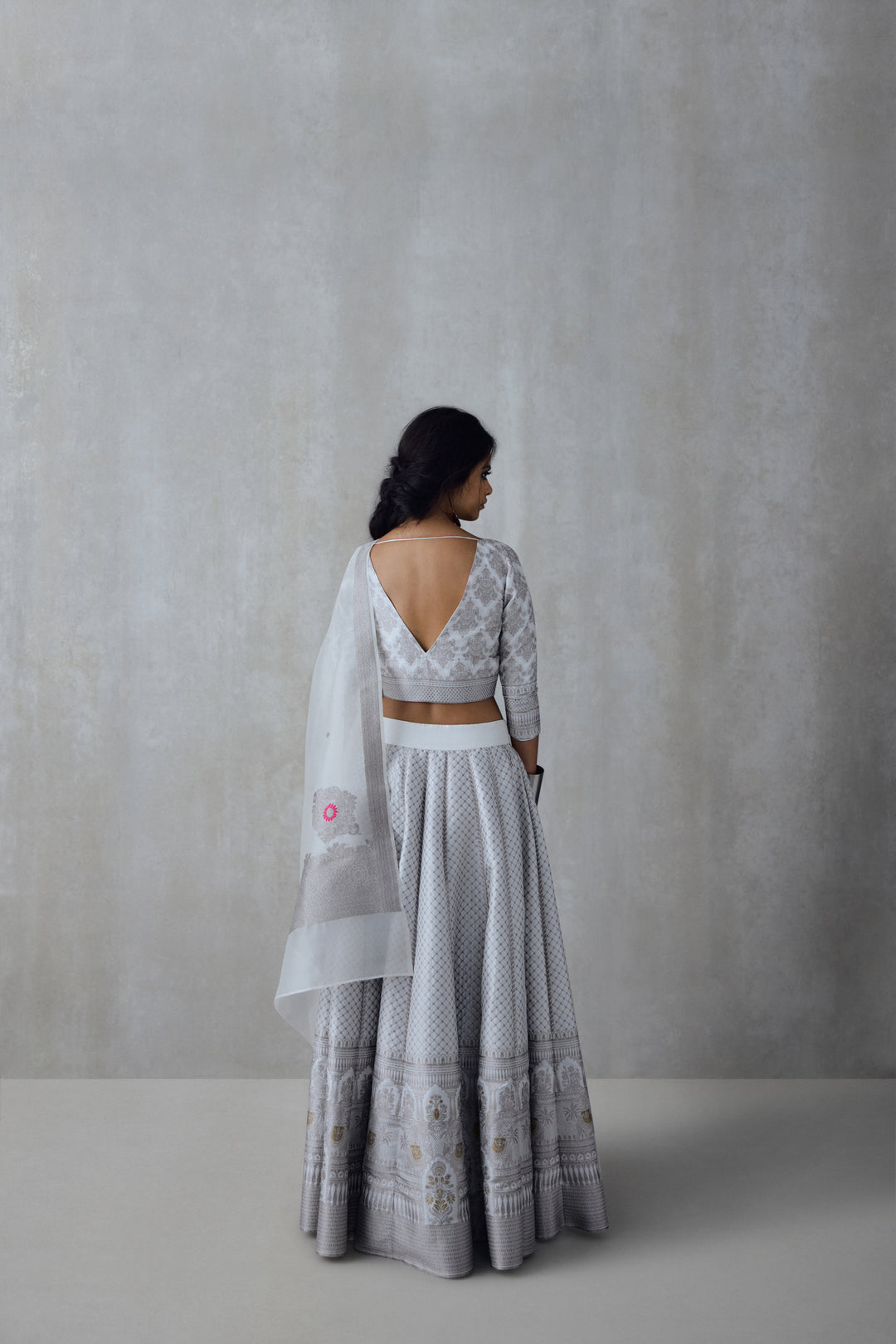 Silk Brocade Blouse