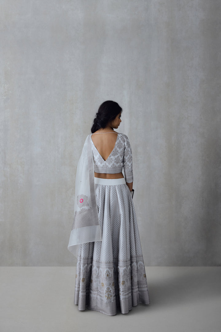 Silk Brocade Blouse