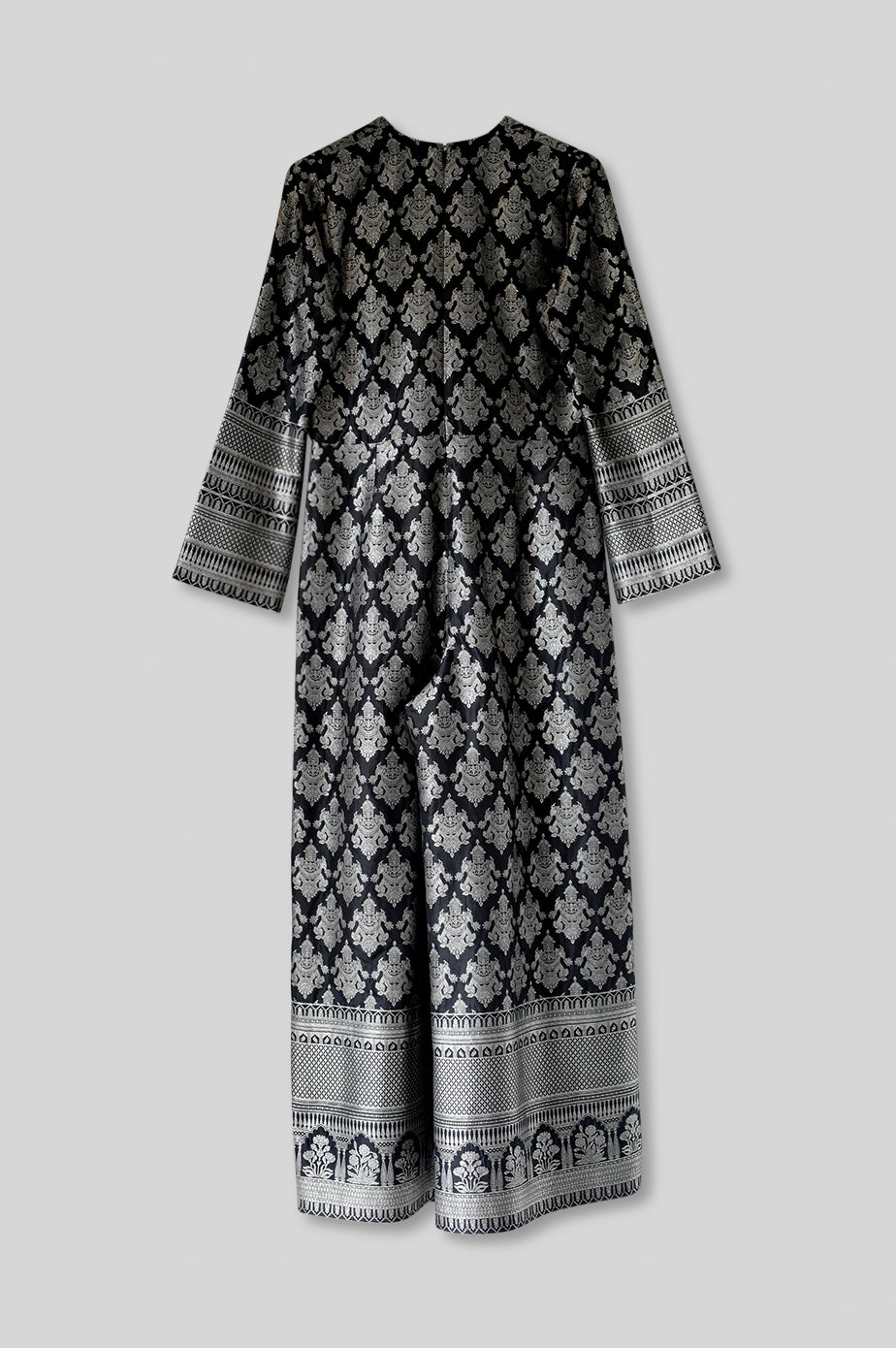 Silk Brocade Jumpsuit
