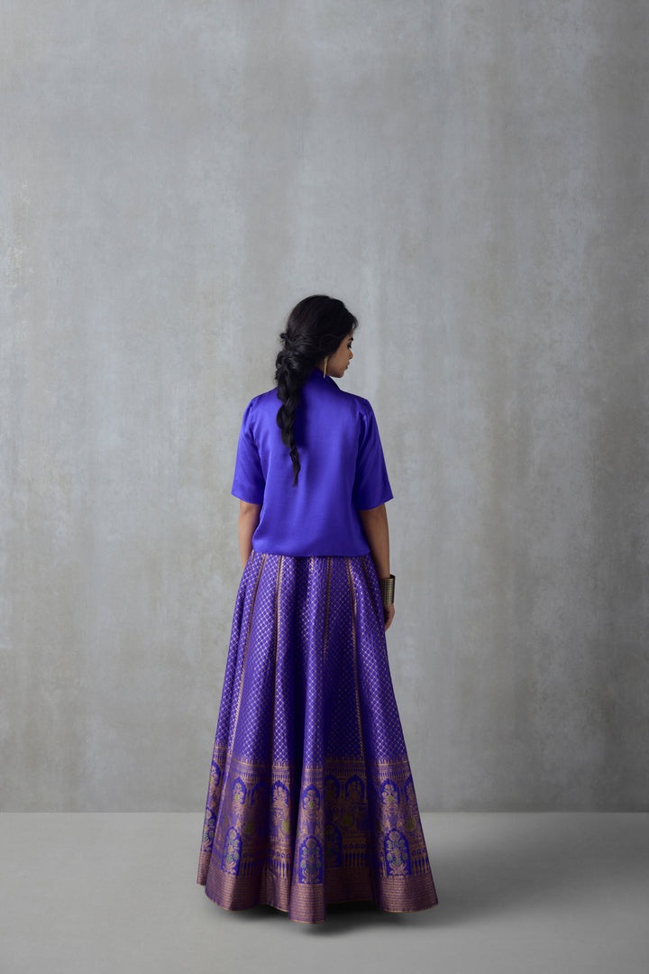 Silk Brocade Lehenga