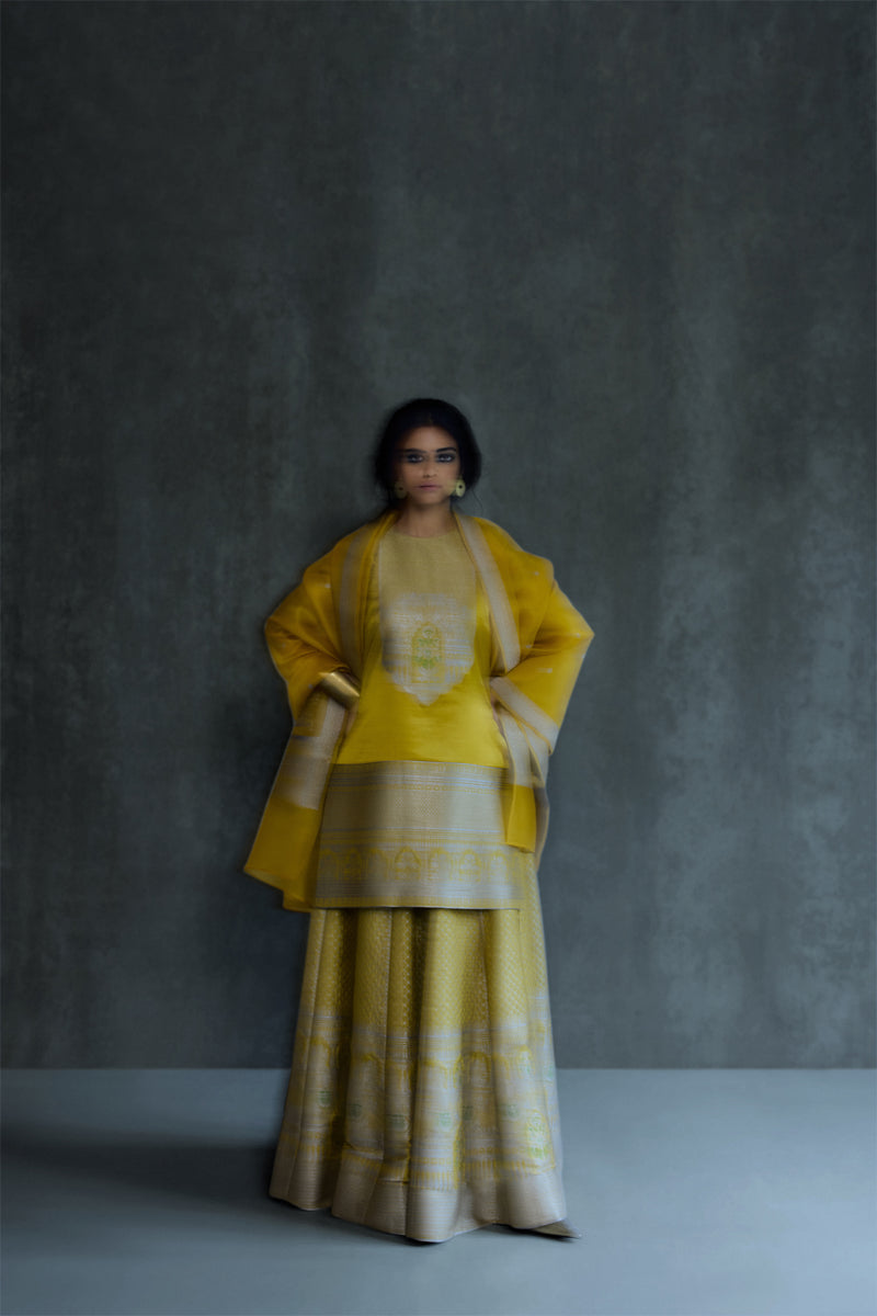 Silk Brocade Lehenga