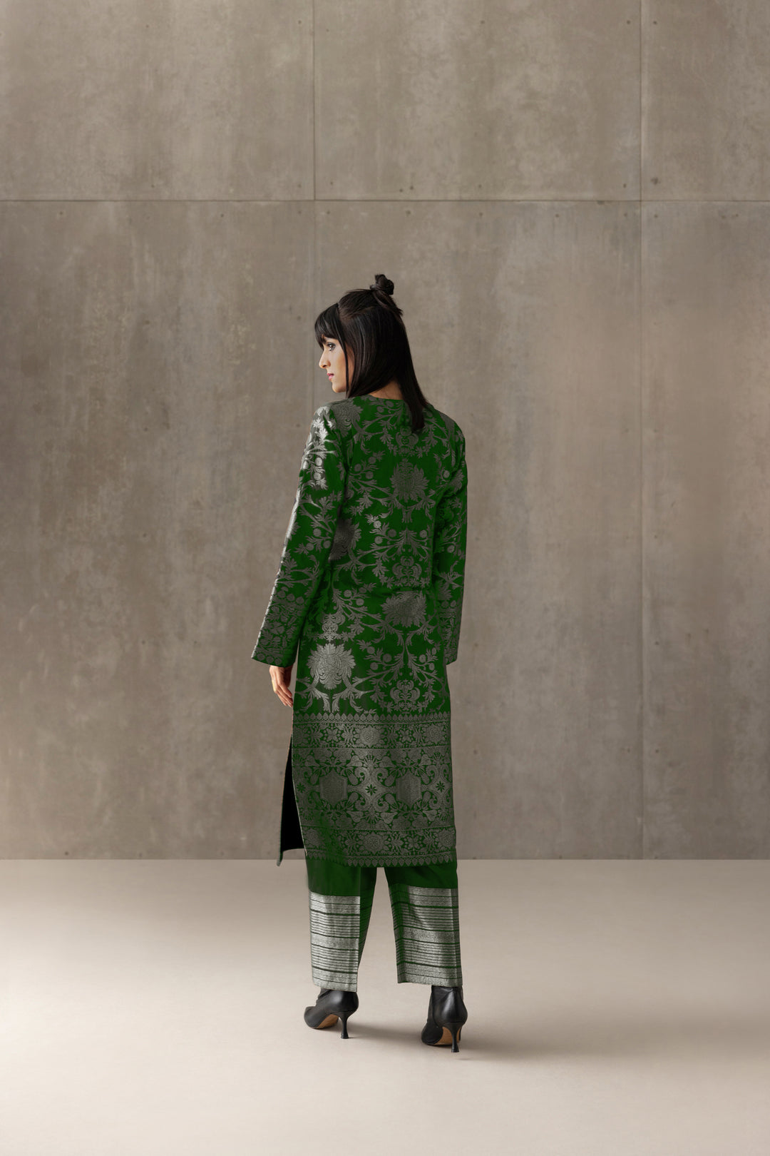 Silk Brocade Kurta