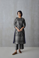 Silk Brocade Kurta Set