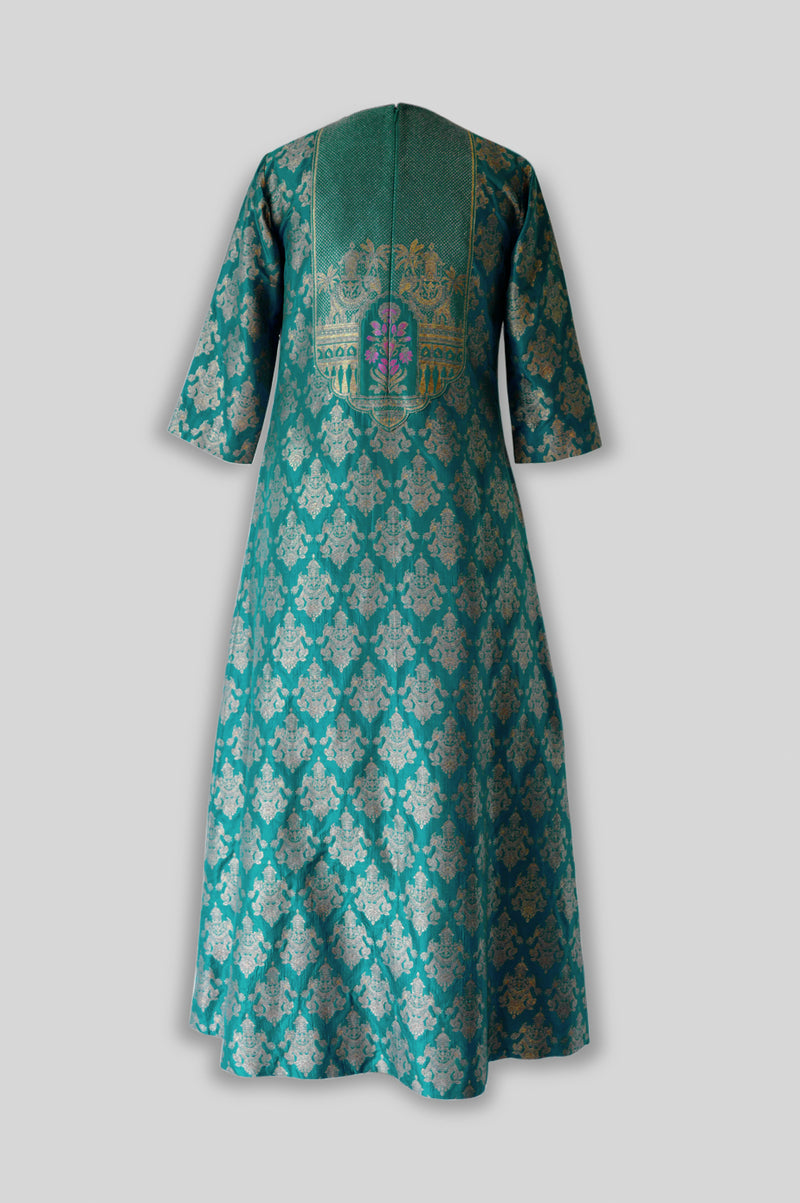 Silk Brocade Kurta Set