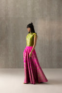 Handwoven Silk Engineered Brocade Top