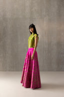 Handwoven Silk Engineered Brocade Top