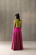 Handwoven Silk Engineered Brocade Top