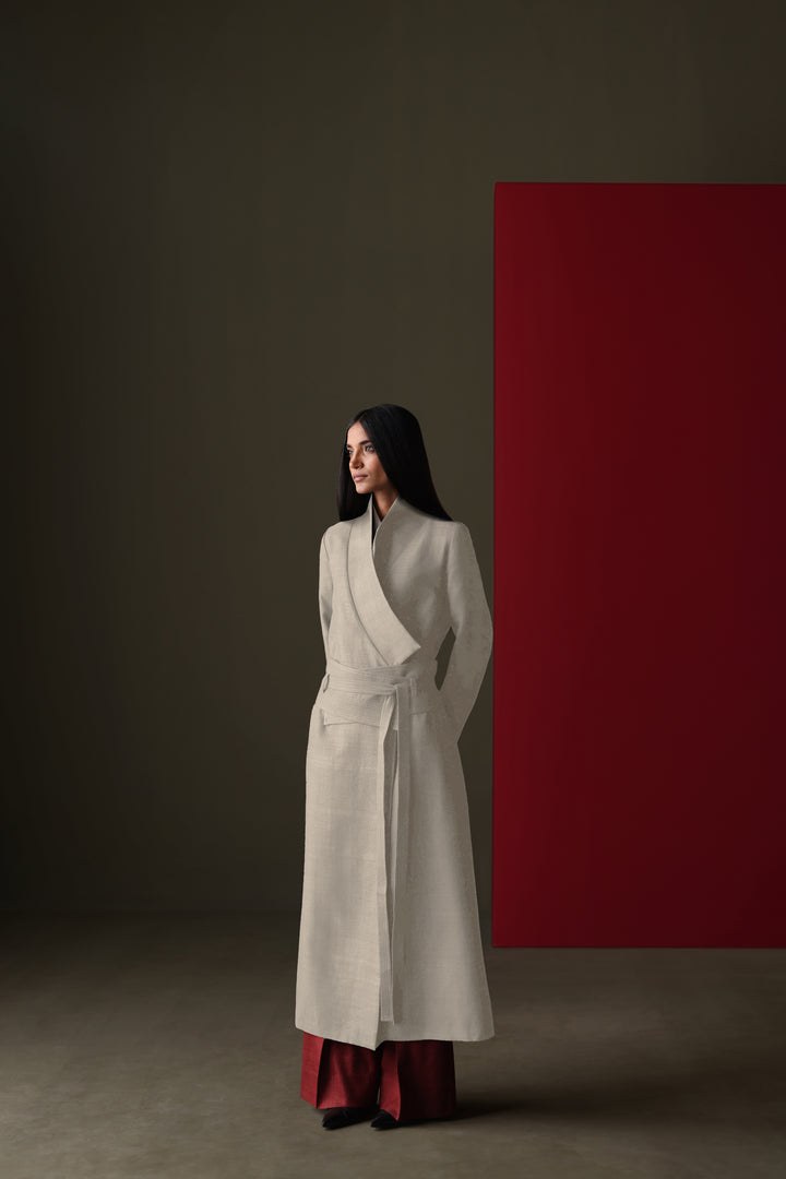 Silk Longline Jacket