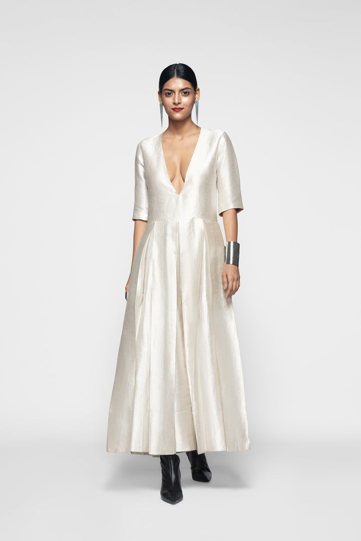 Handwoven Silk Brocade Jumpsuit