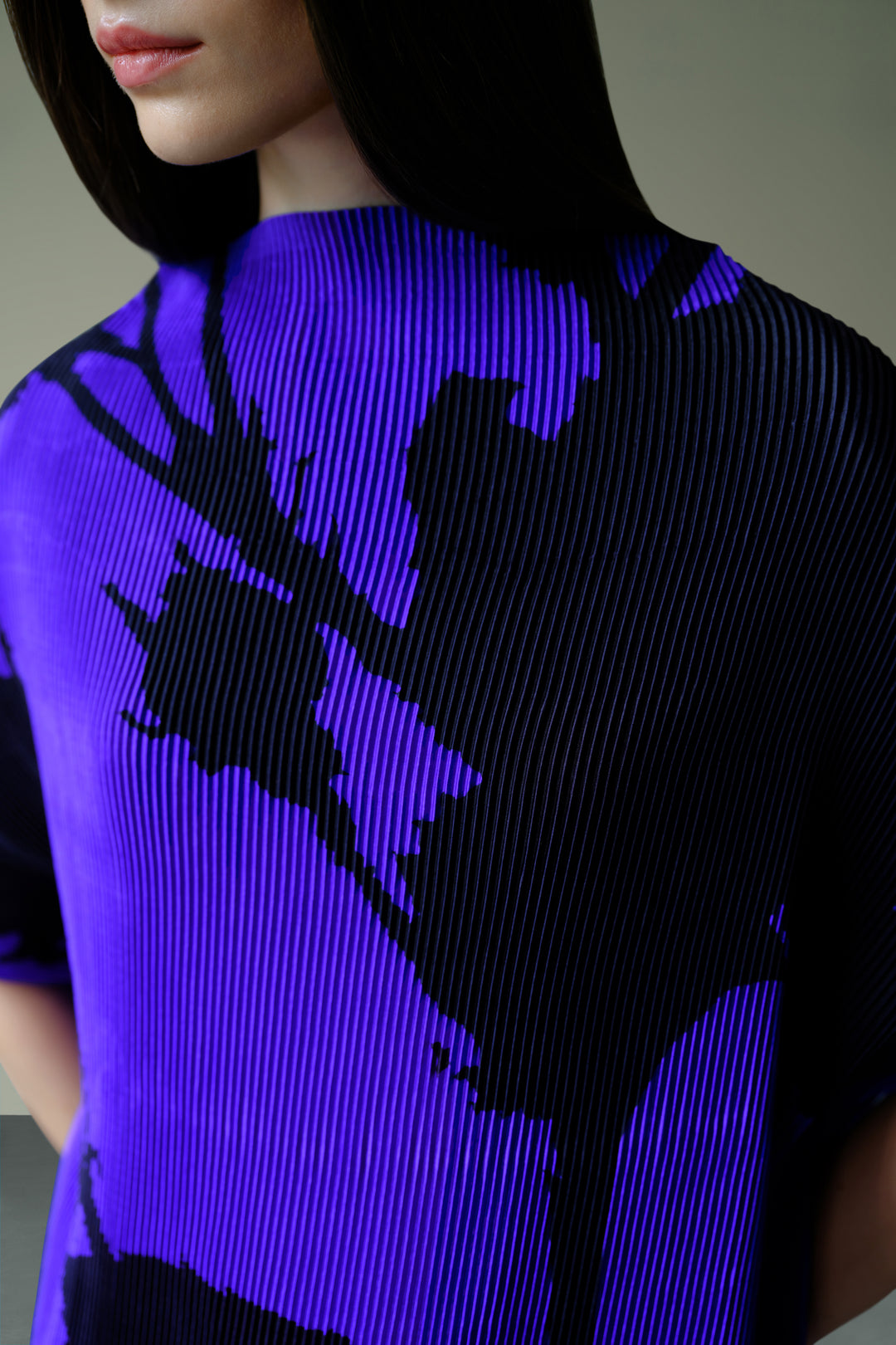 Pleated tunic