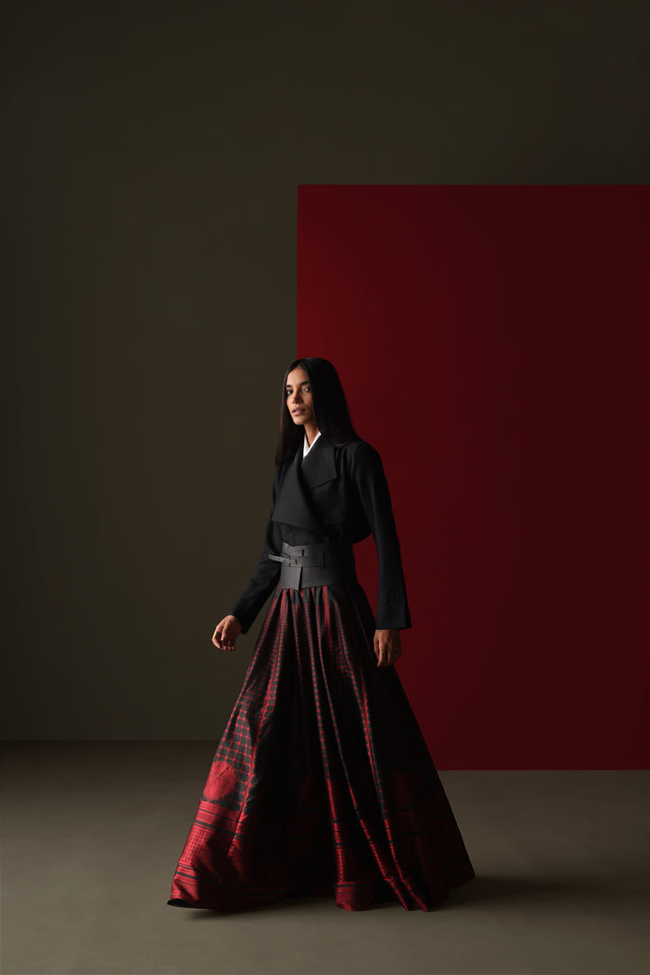 Silk Brocade Skirt