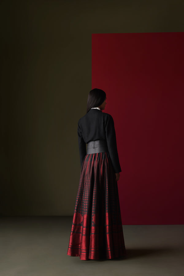 Silk Brocade Skirt