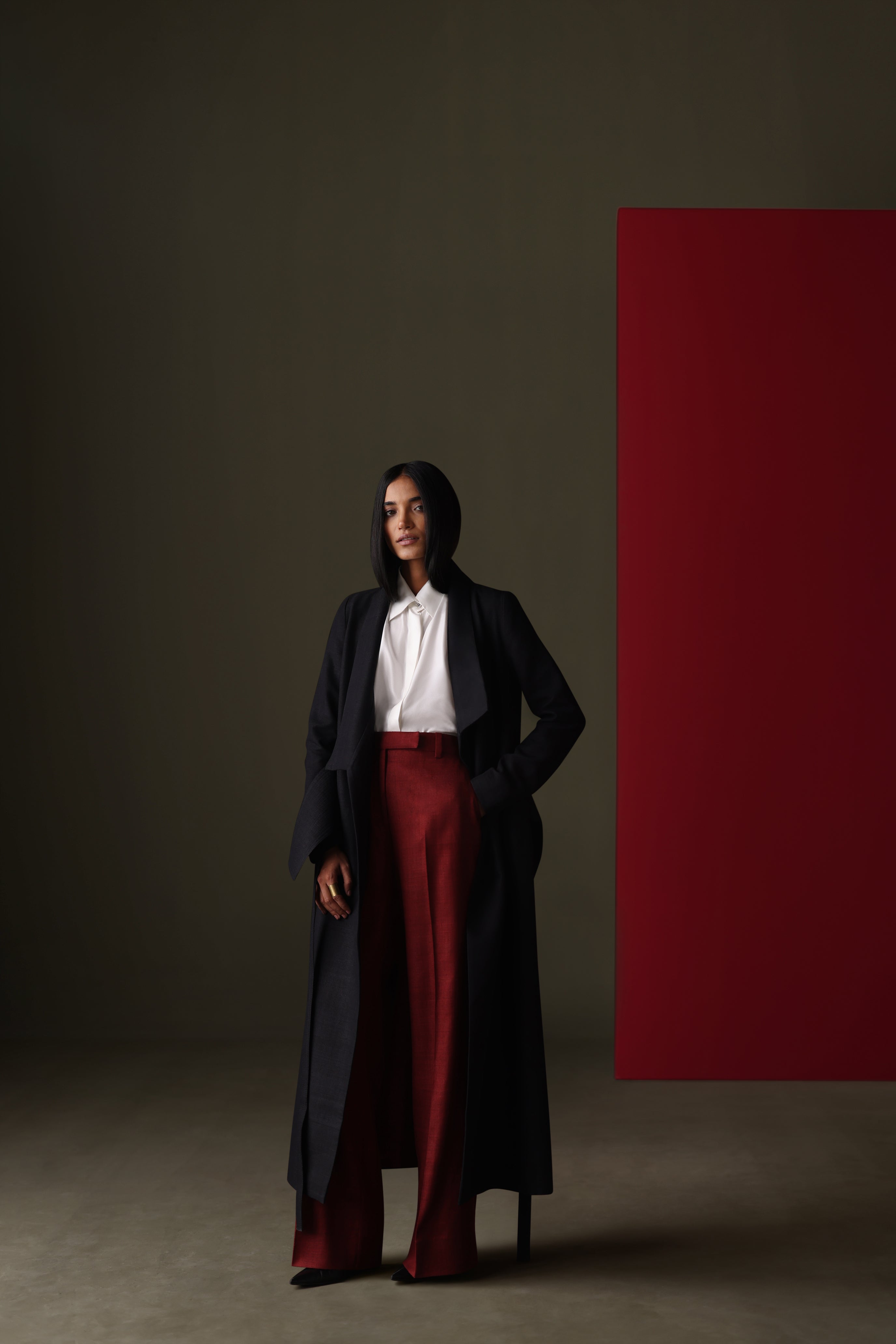 Silk Longline Jacket – PAYAL KHANDWALA™