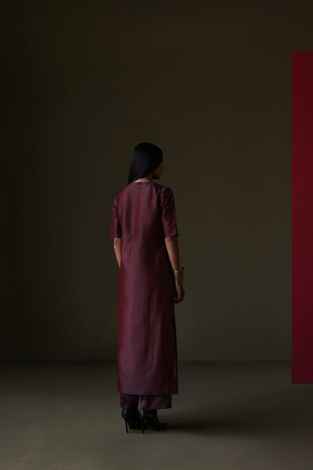Silk Brocade Tunic Set