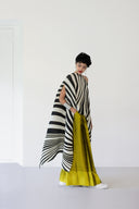 Pleated Long Poncho