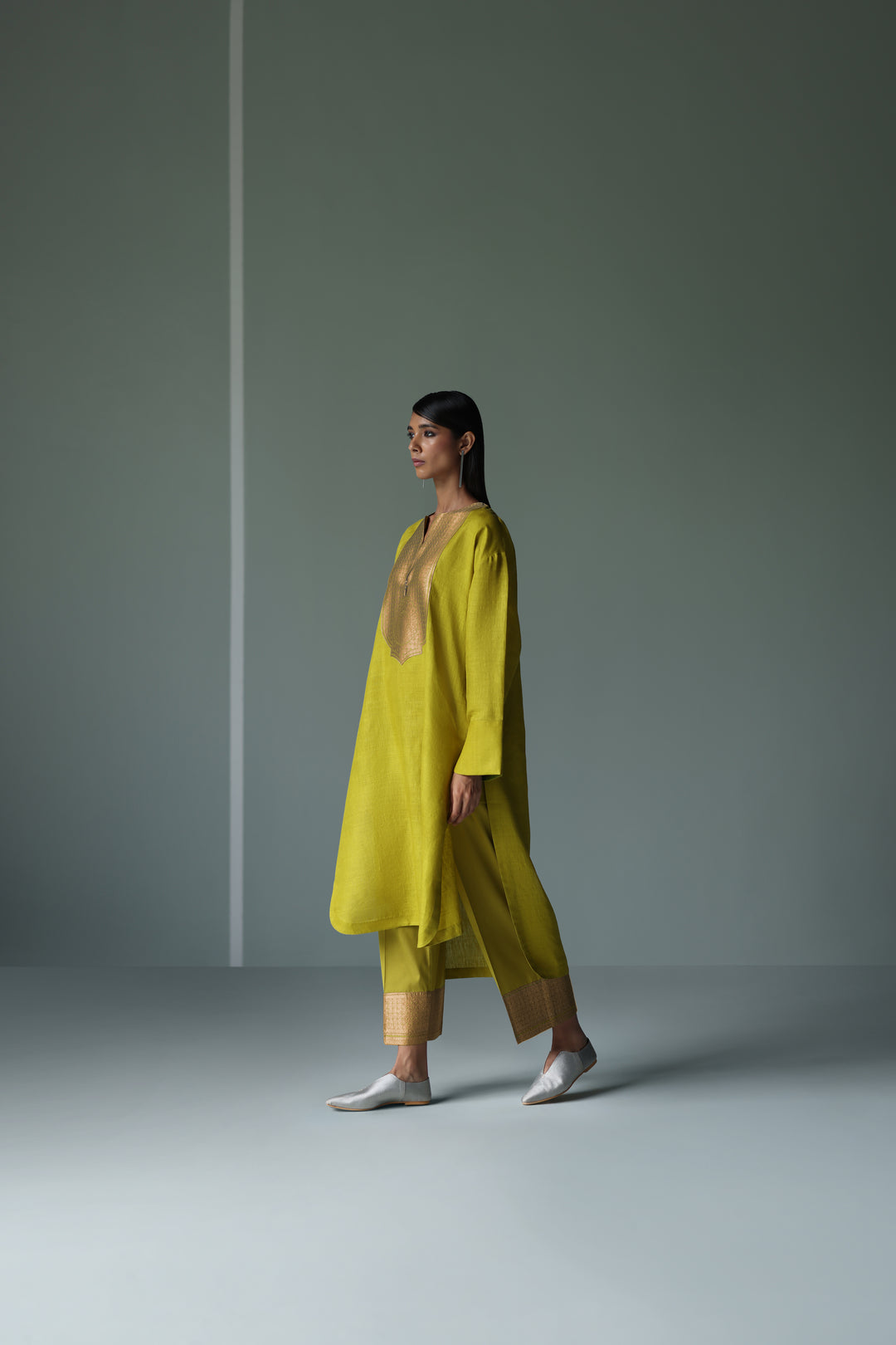 Handwoven Silk Kurta Set