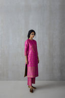 Silk Brocade Kurta Set