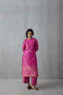 Silk Brocade Kurta Set