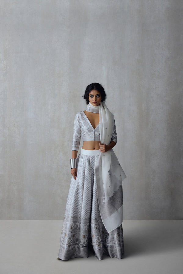 Silk Brocade Lehenga