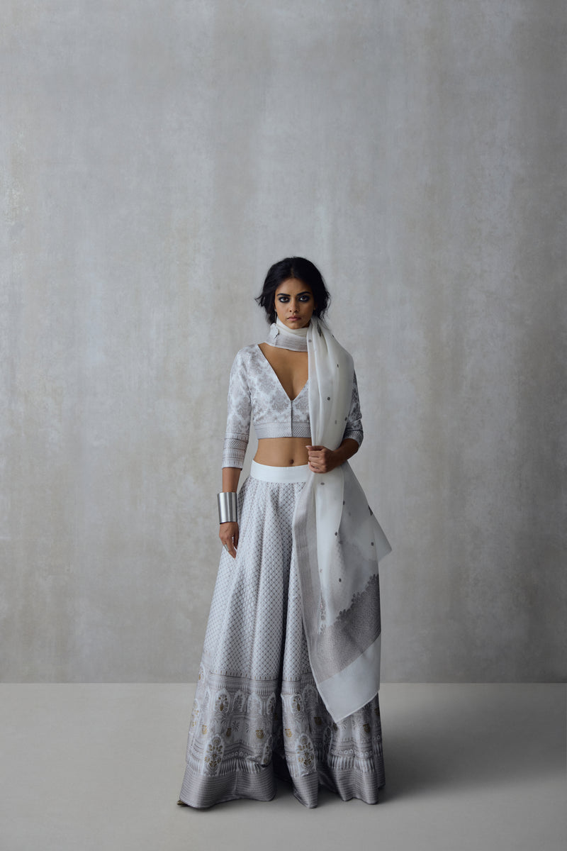 Silk Brocade Lehenga