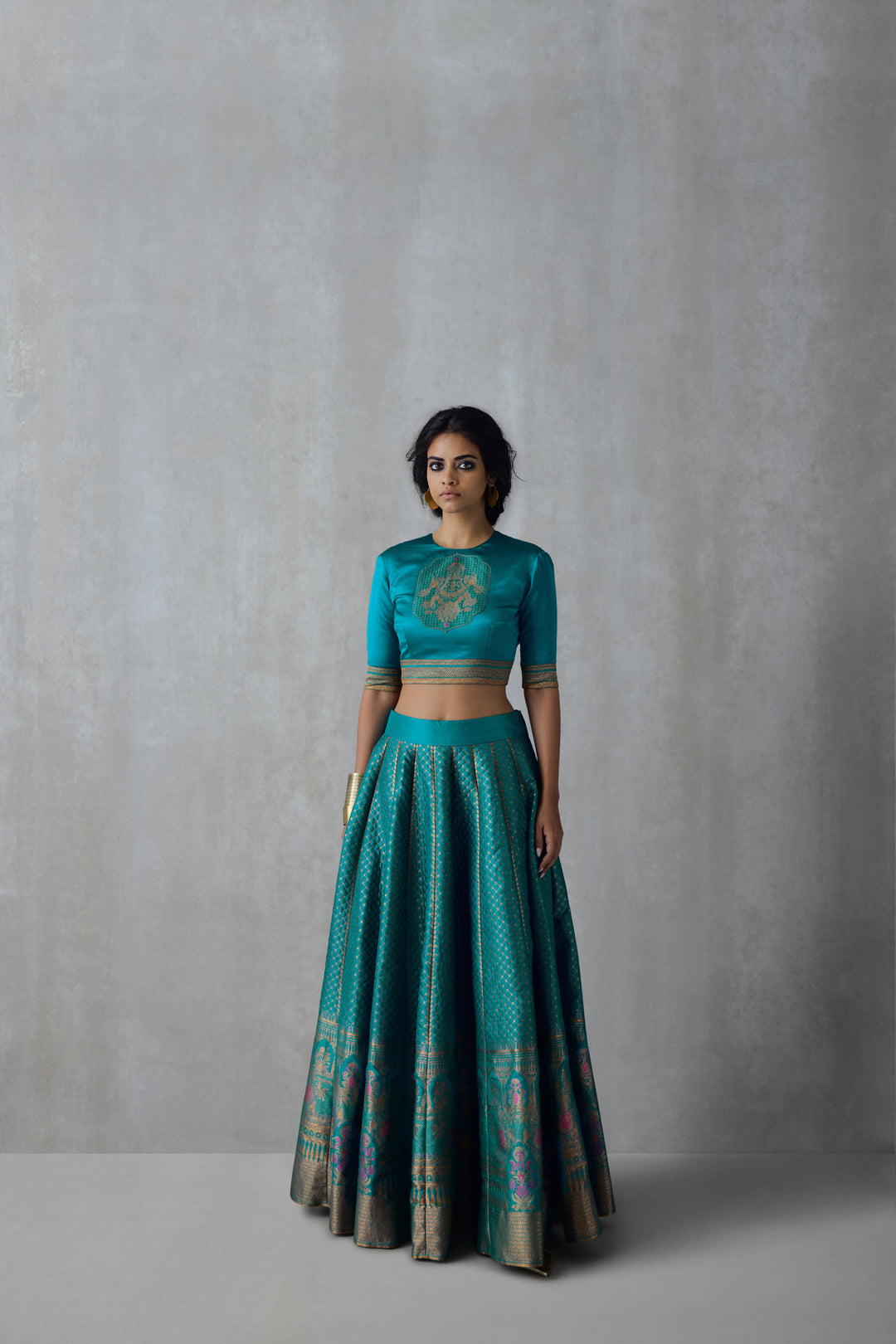 Silk Brocade Lehenga