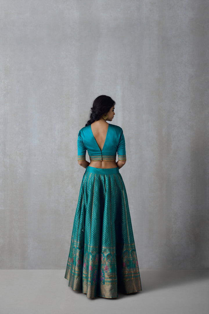 Silk Brocade Lehenga