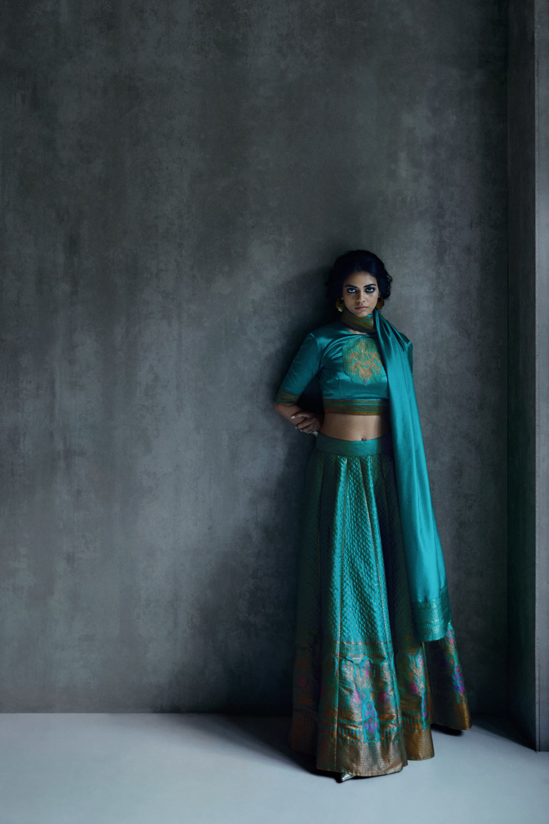 Silk Brocade Lehenga