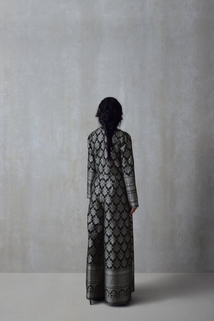 Silk Brocade Jumpsuit