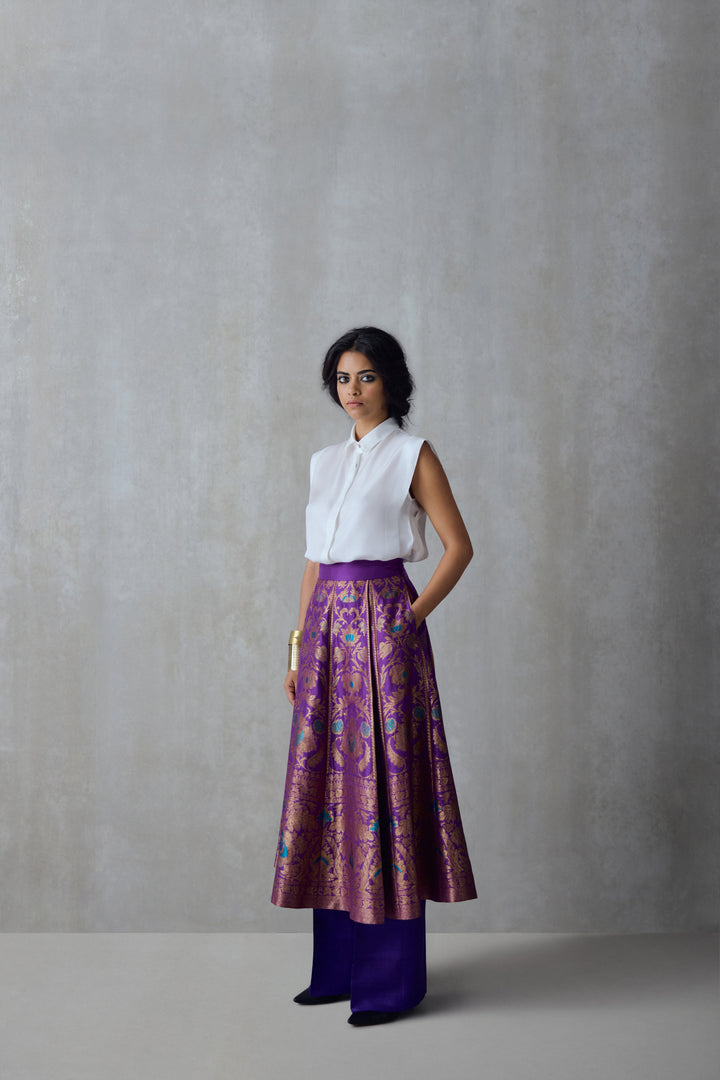 Silk Brocade Skirt