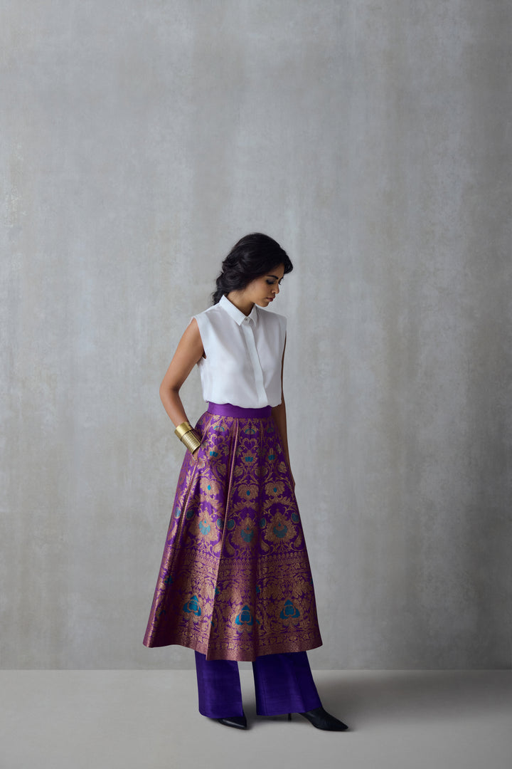 Silk Brocade Skirt