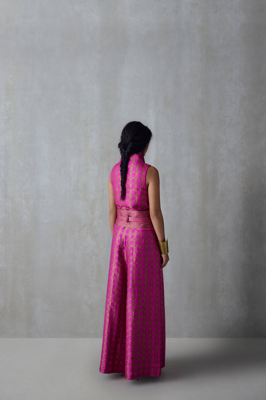 Silk Brocade Palazzo