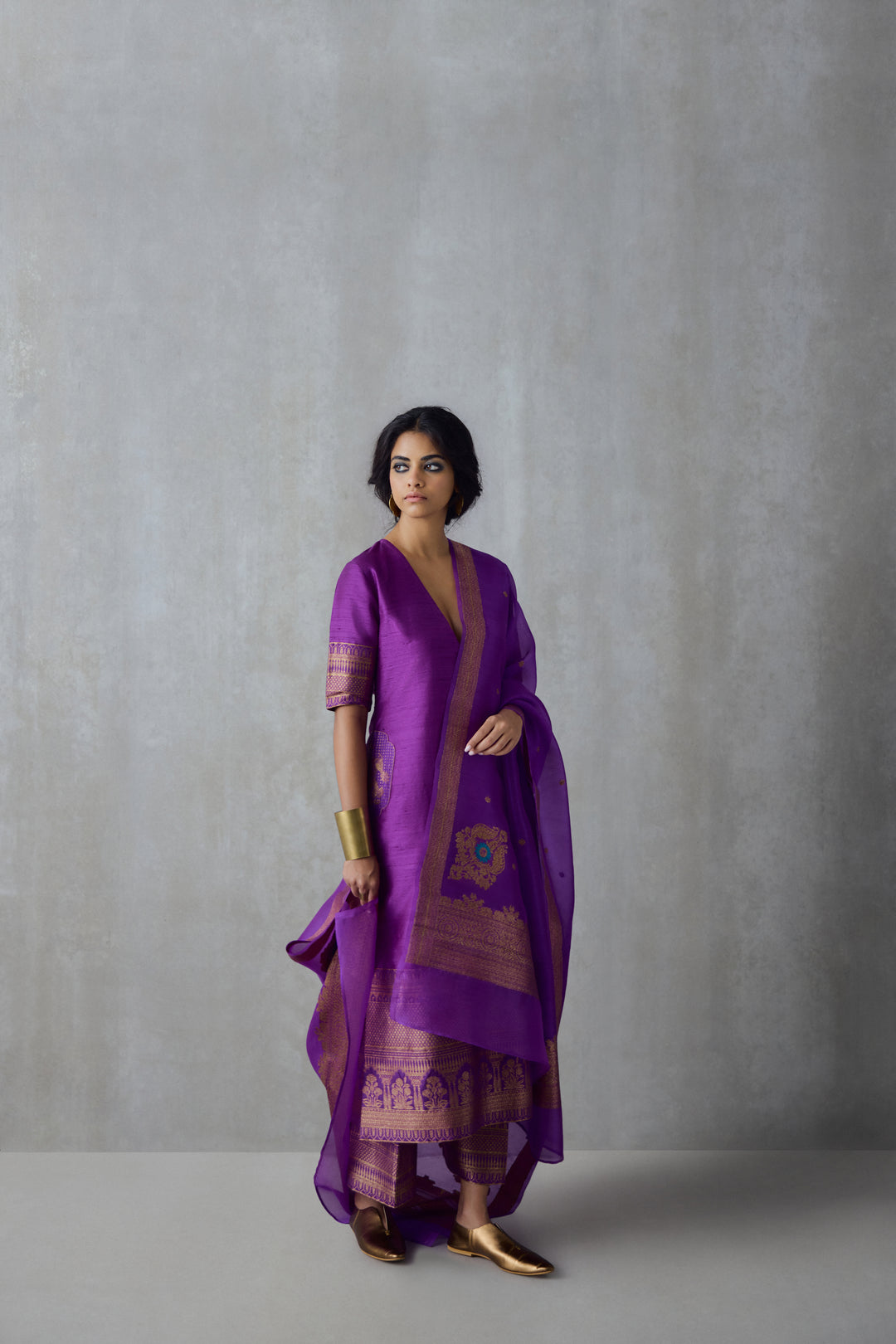 Silk Brocade Dupatta